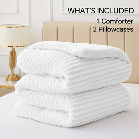 BEDELITE edredón rey fácil de lavar y sin desvanecimiento tras lavados