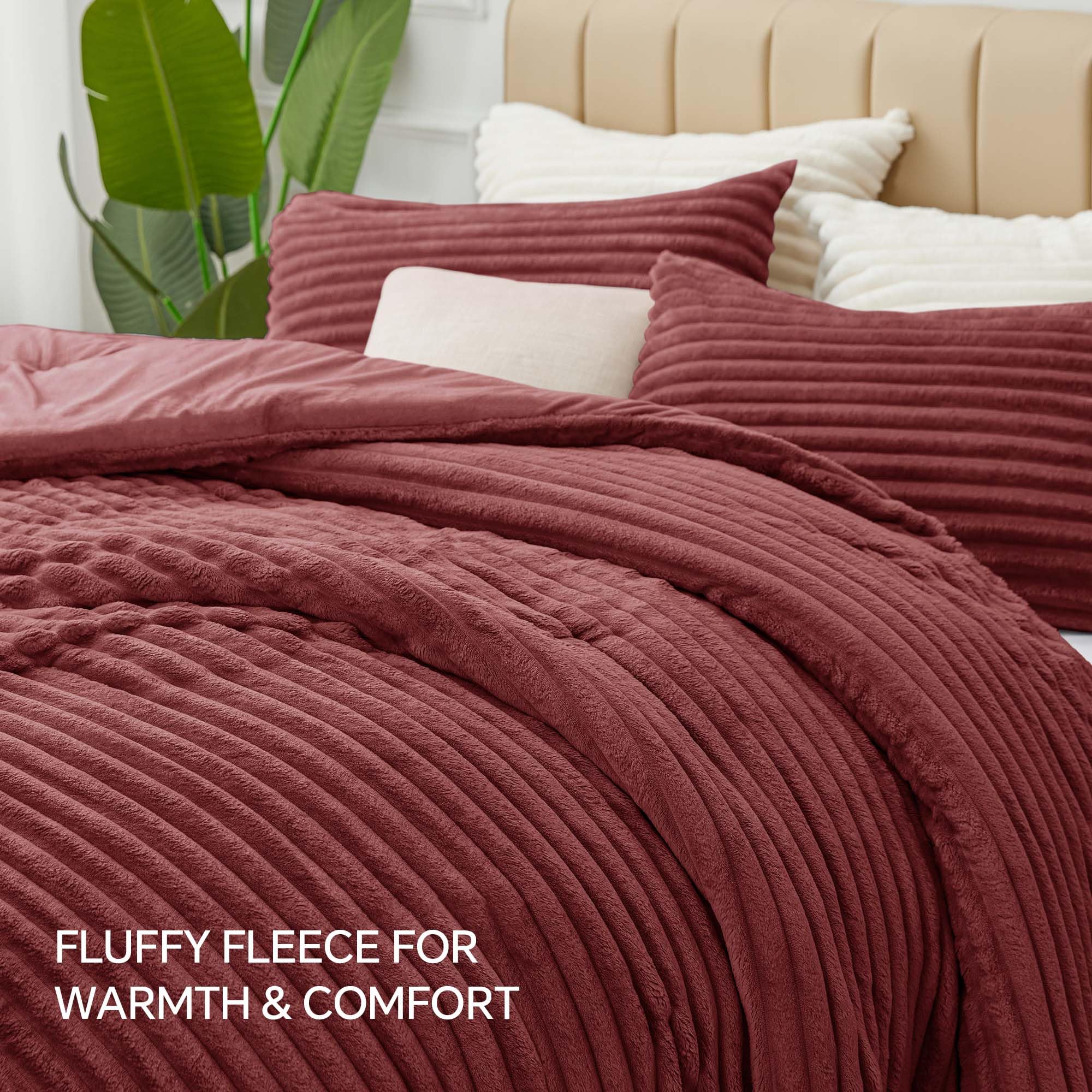 BEDELITE edredón rey con dos fundas de almohada, complemento perfecto