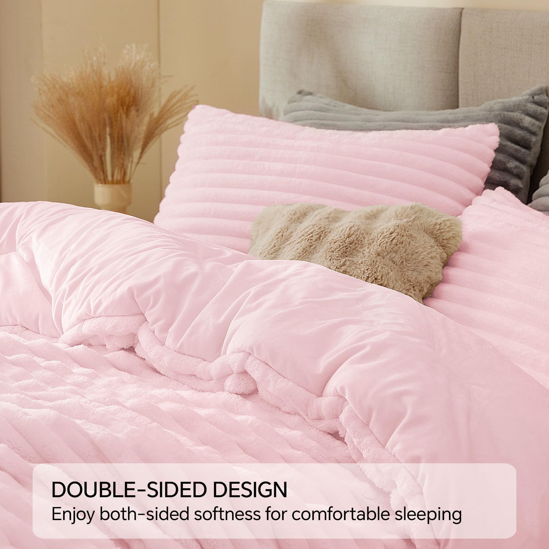 BEDELITE diseño de rayas 3D añade estilo moderno a la habitación