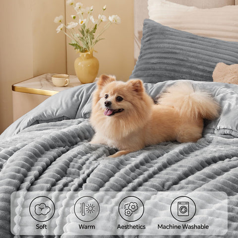 BEDELITE lado franela cálida para noches frías y descanso reconfortante.