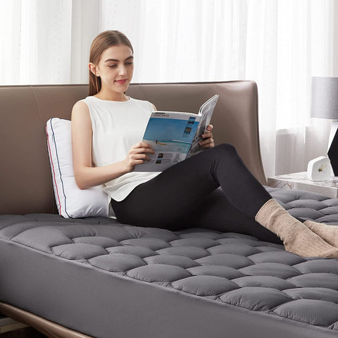 Bedsure ajuste elástico todo alrededor para un acoplamiento estable.