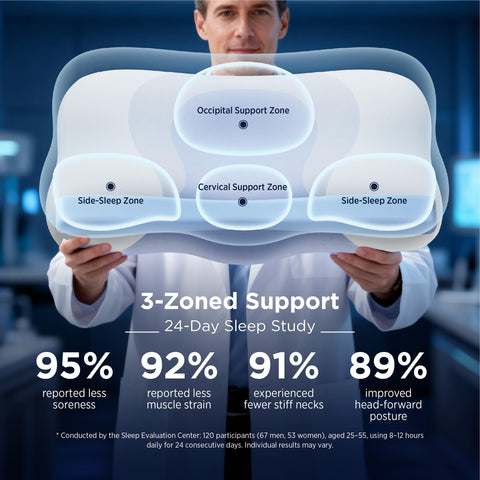 Bedsure almohada cervical funda lavable para higiene sin perder soporte