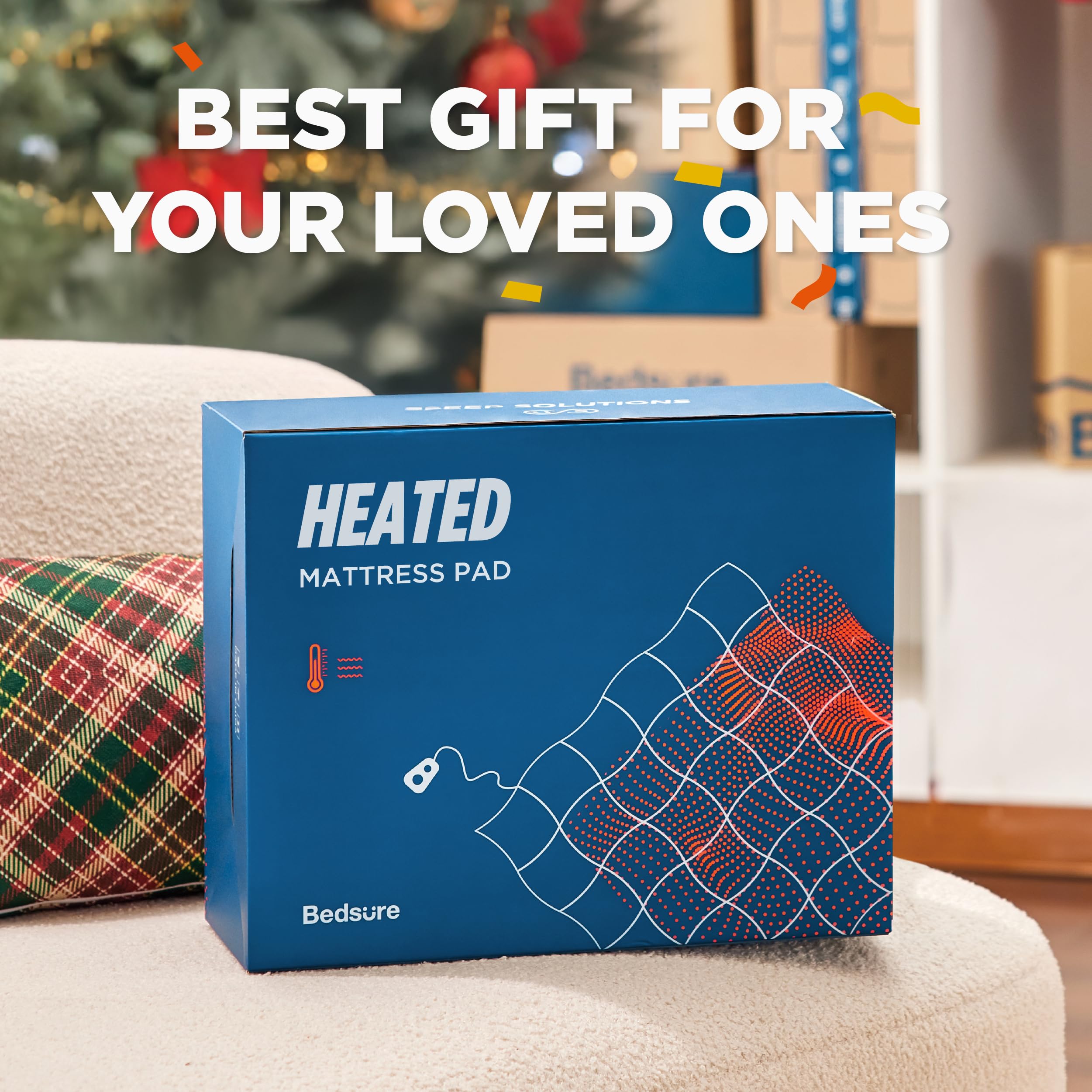 Bedsure consumo eficiente en enchufe estándar, enfoque fondo, ahorro de energía durante la noche