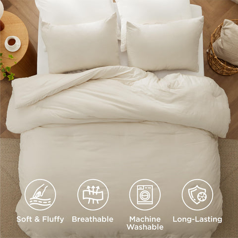  Bedsure certificación OEKO-TEX Estándar 100 crema, segura para pieles sensibles