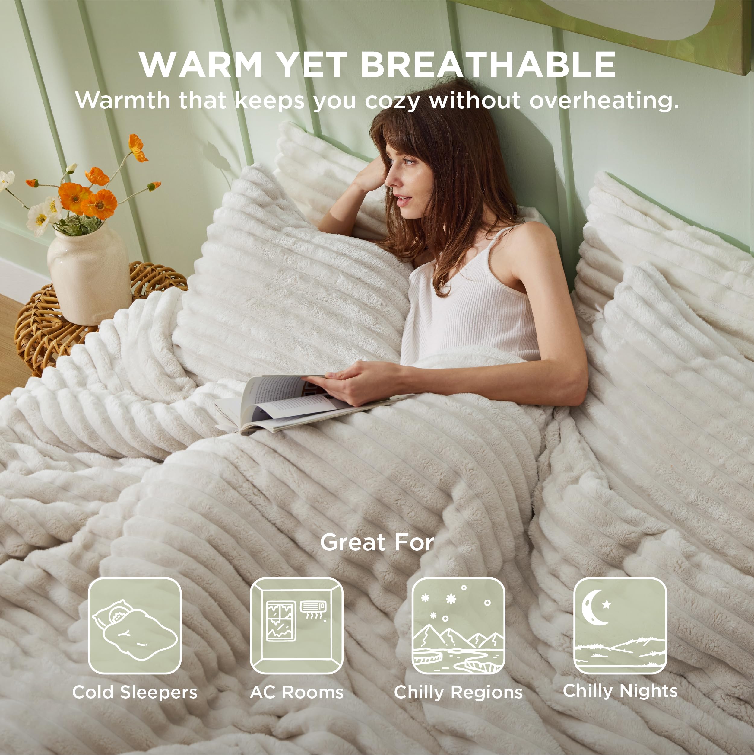 Bedsure certificado OEKO-TEX, material seguro para la piel