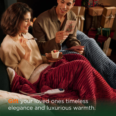 Bedsure cobertor eléctrico twin ahorro de energía, uso eficiente a 110W.