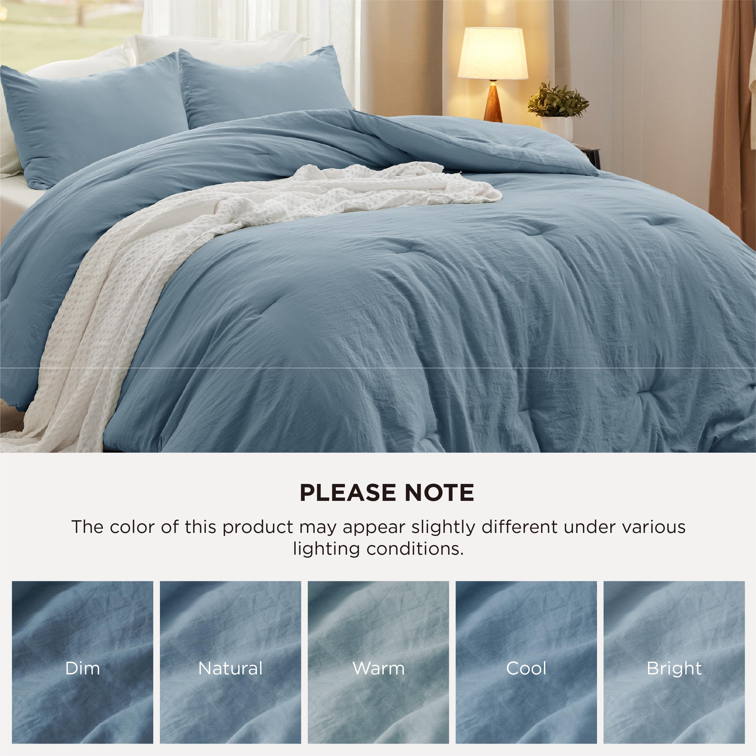 Bedsure ambiente de dormitorio acogedor gracias al conjunto Bedsure