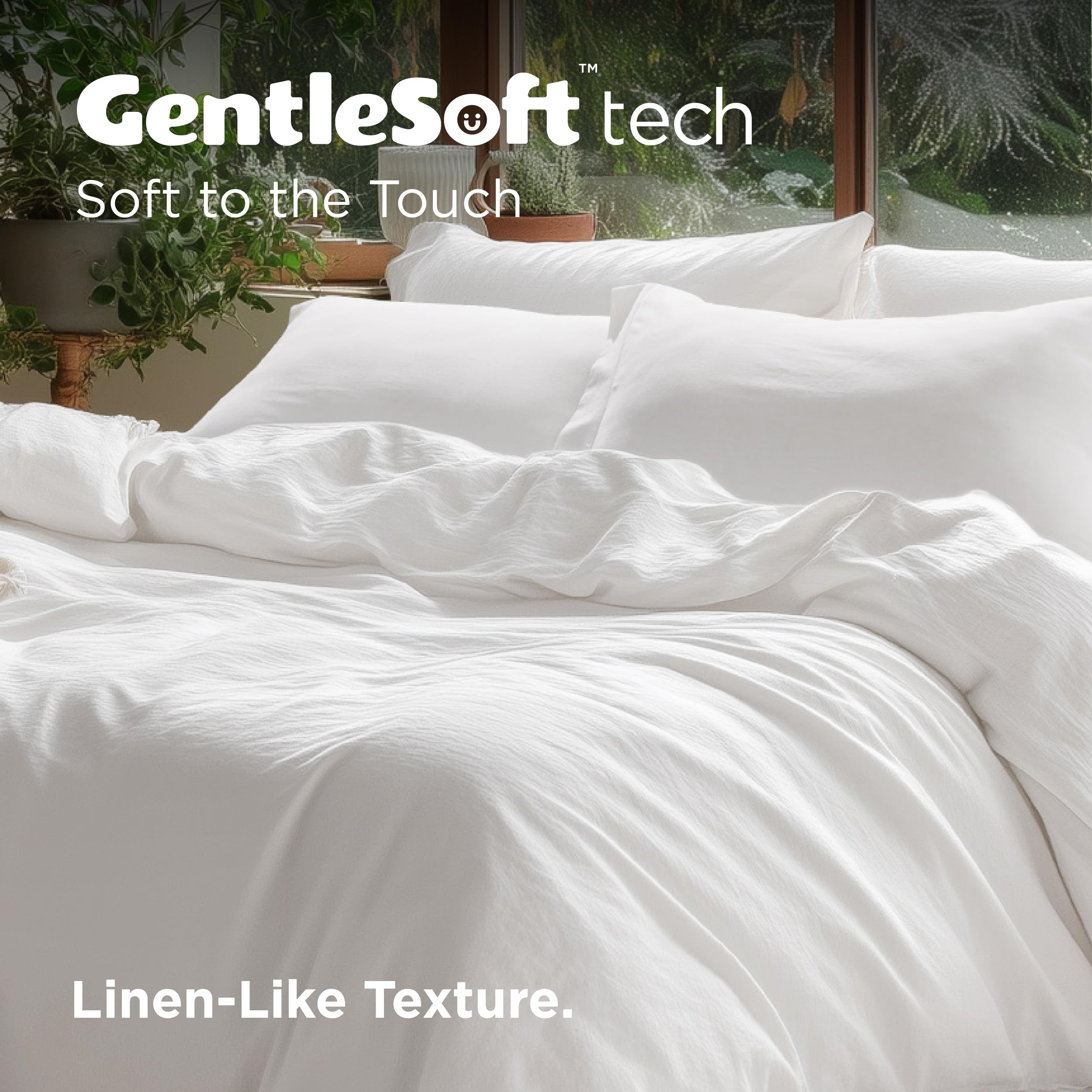 Bedsure cubre edredón en colores versátiles para combinar con cualquier habitación