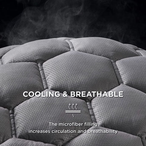 Bedsure cuidado fácil: lavado a máquina en frío y secado suave.