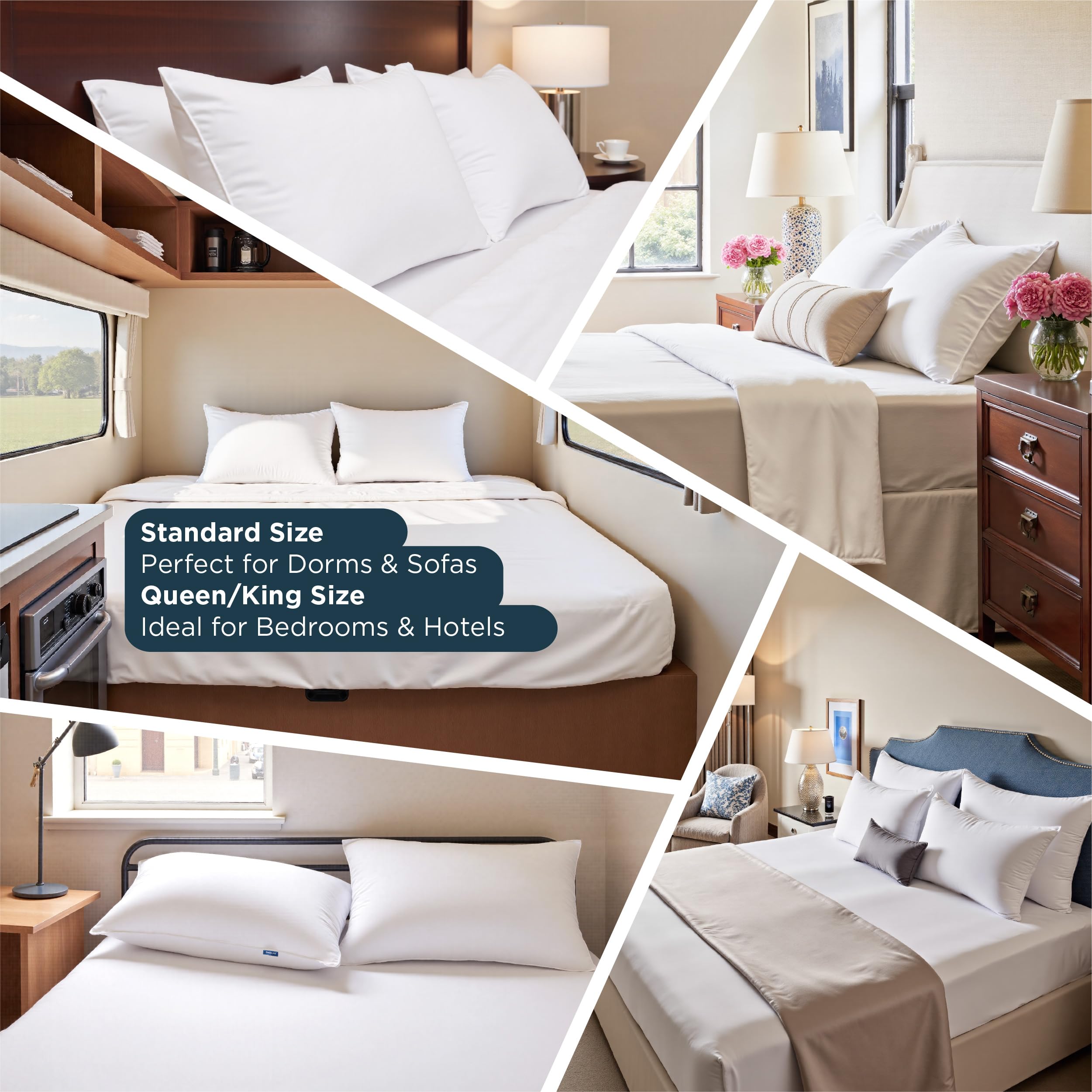 Bedsure diseño que favorece la alineación del cuello.