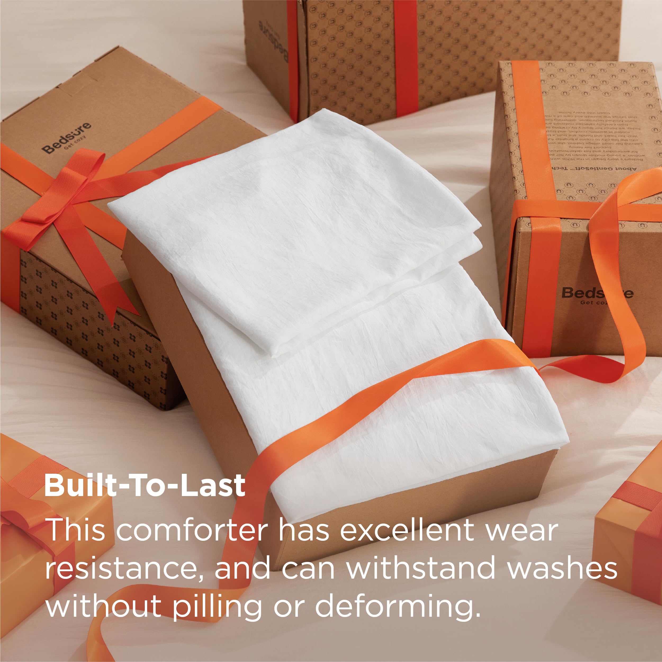 Bedsure diseño elegante con reverso de color contrasta para cambiar el ambiente.