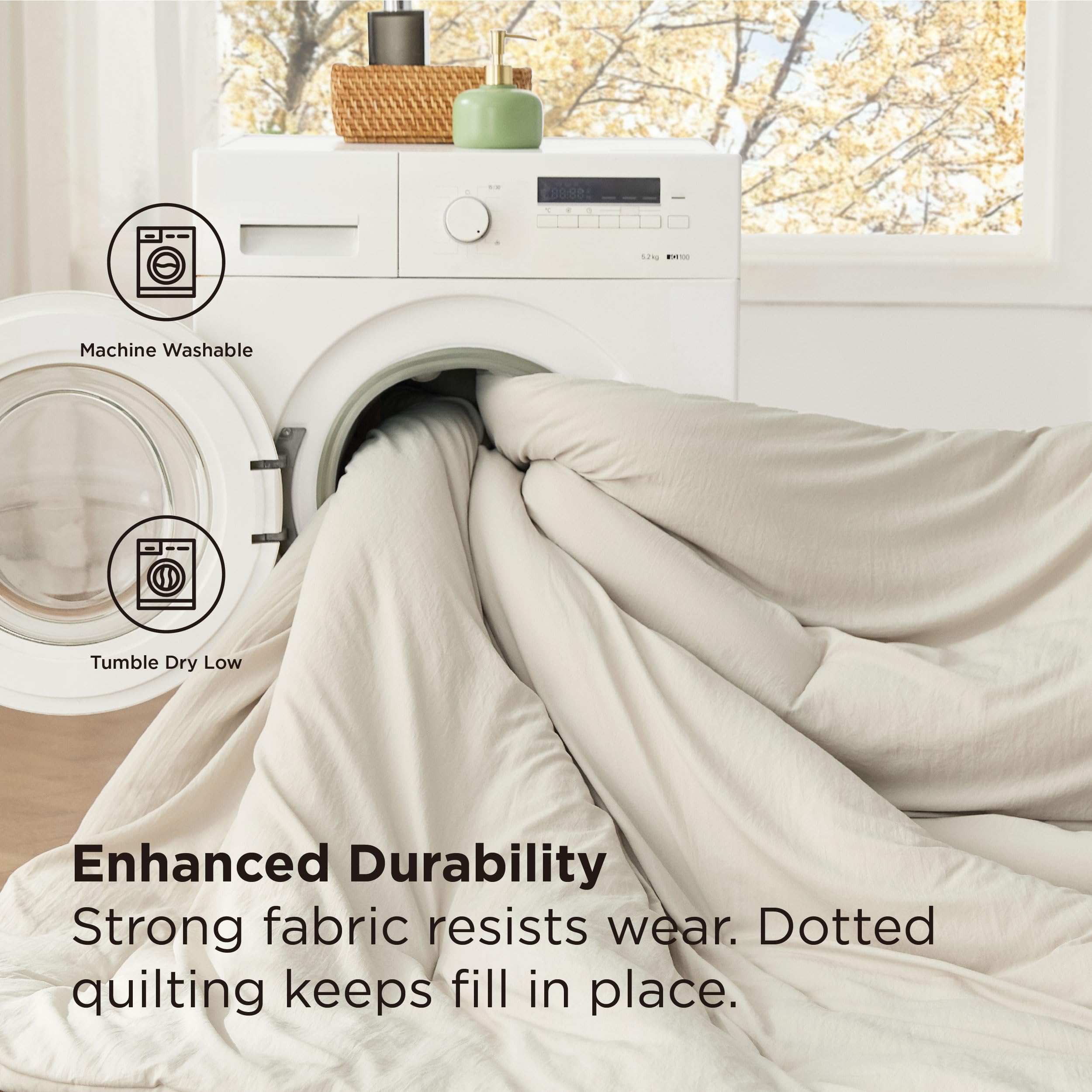 Bedsure funda de almohada 20x30 para acabado limpio y suave