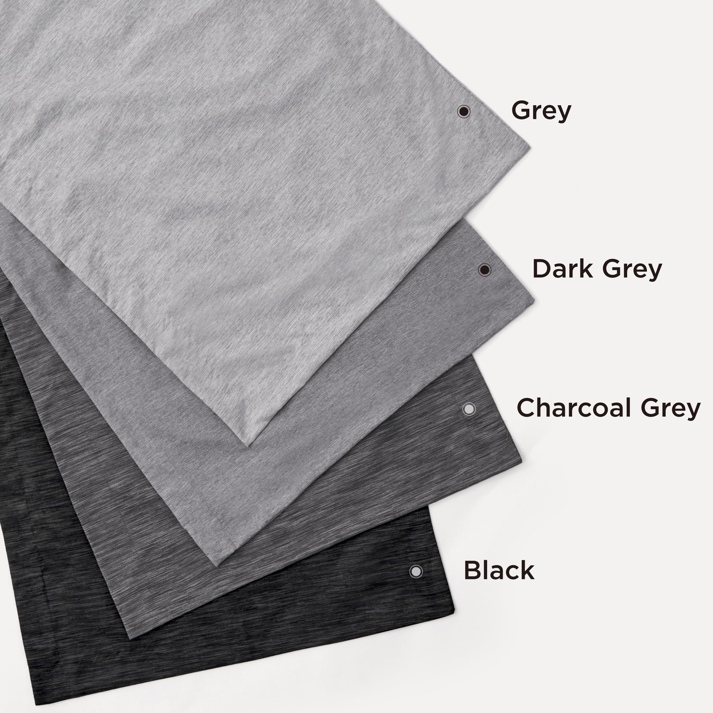 Bedsure funda almohada 20x36 gris oscuro, ajuste perfecto para almohadas estándar.