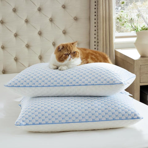 Funda removible y lavable para limpieza fácil de las almohadas.