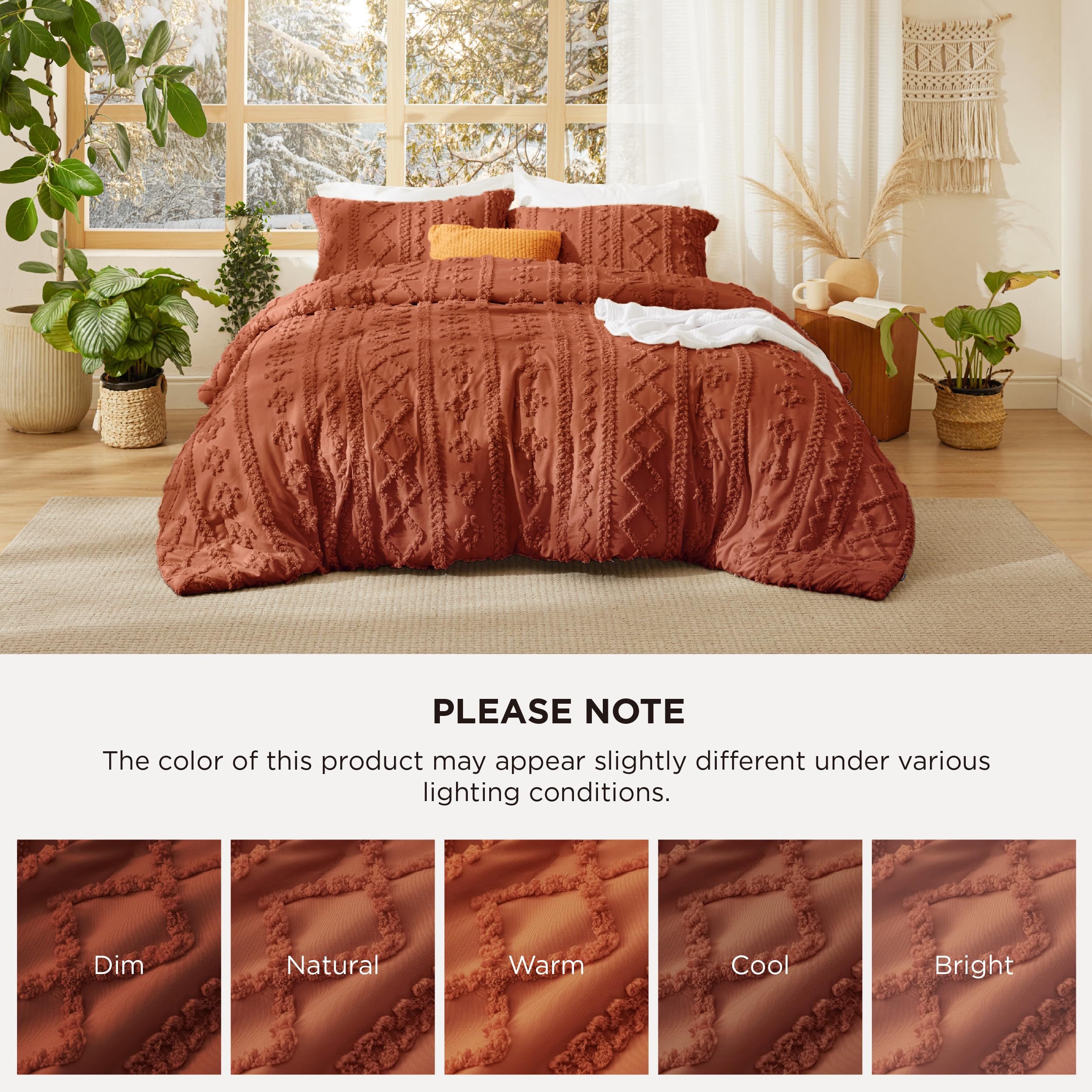 Bedsure conjunto ligero y transpirable para dormir sin sobrecalentamiento