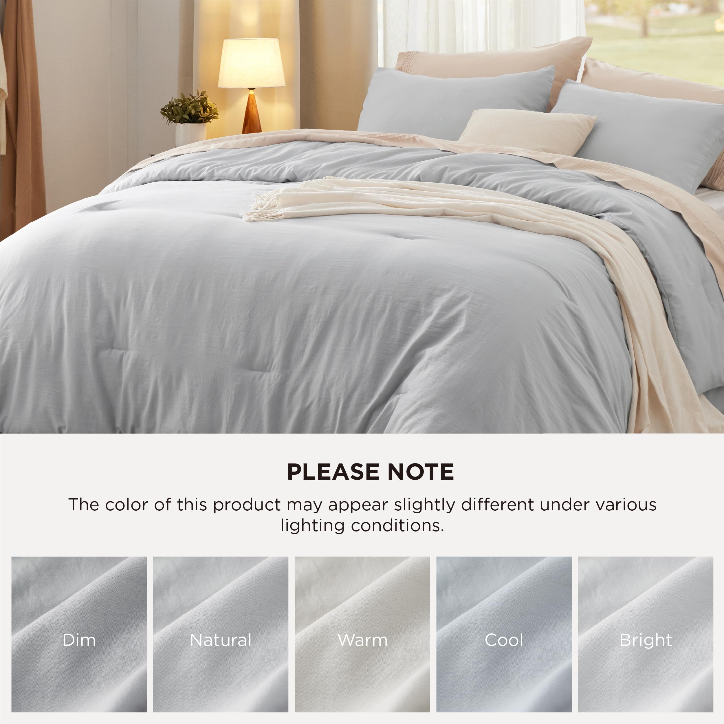 Bedsure lavado a máquina fácil, mantenimiento sencillo