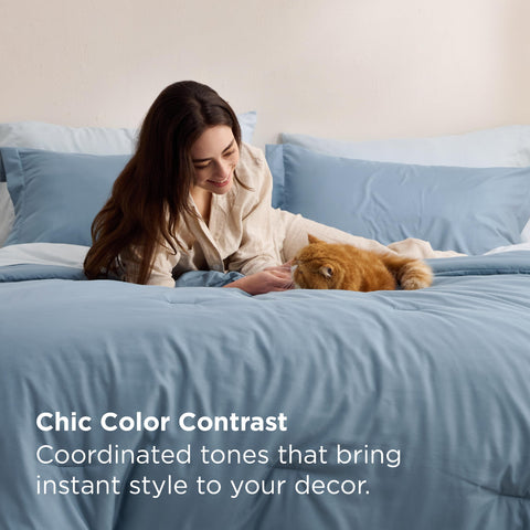 Bedsure microfibra suave, textura agradable al tacto