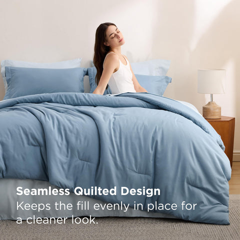 Bedsure sábana plana 90x102, acabado suave