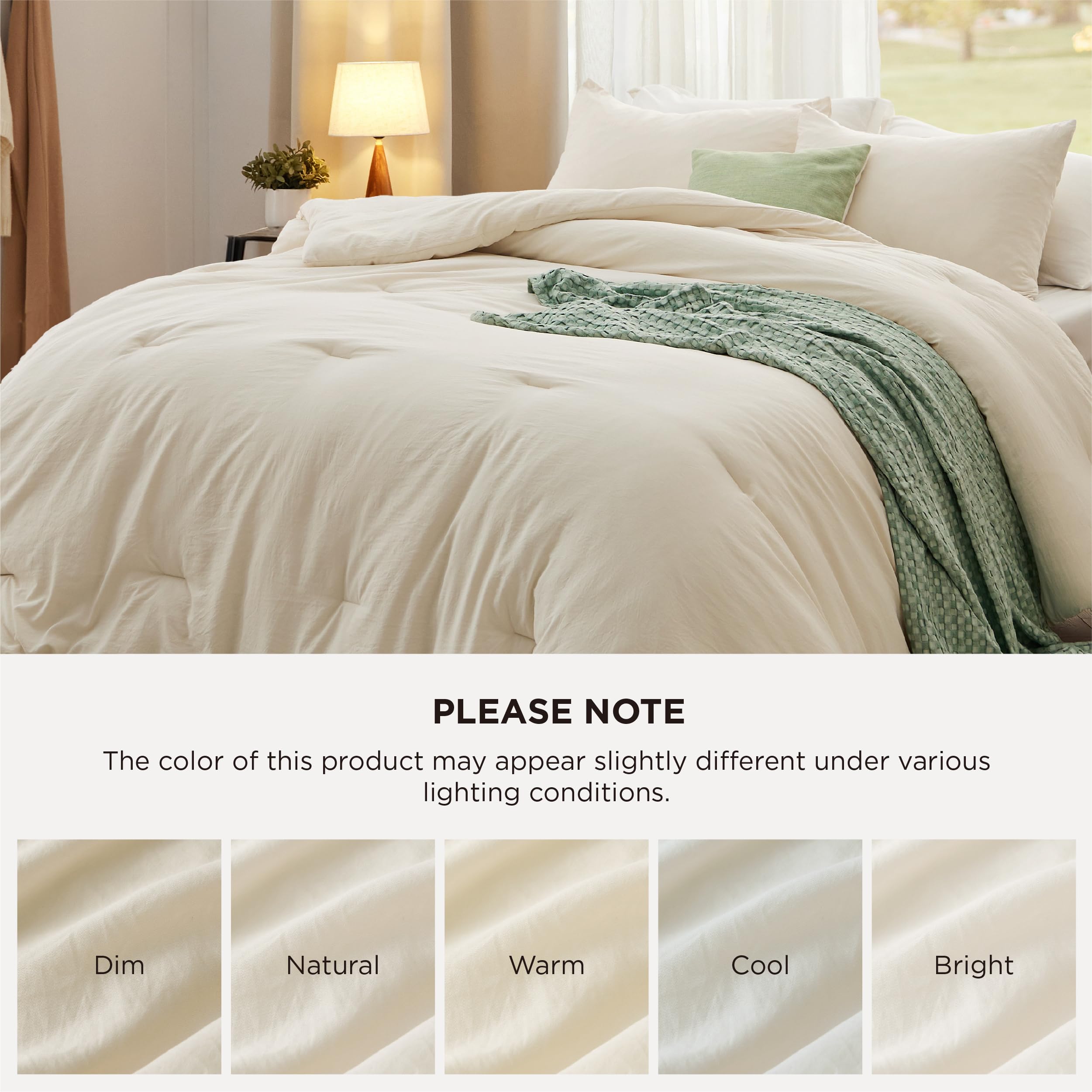 Bedsure tacto nube-aireado, perfecto para noches frescas y cómodas