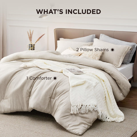 Tejido de microfibra de Bedsure, fácil cuidado para hogares ocupados.