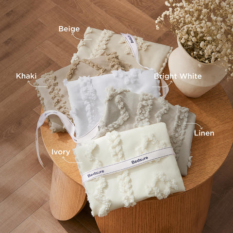 Bedsure tejido de poliéster suave y transpirable para uso anual.