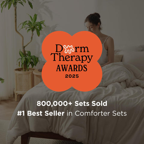 Bedsure edredón con textura microfibra cepillada, tacto suave.