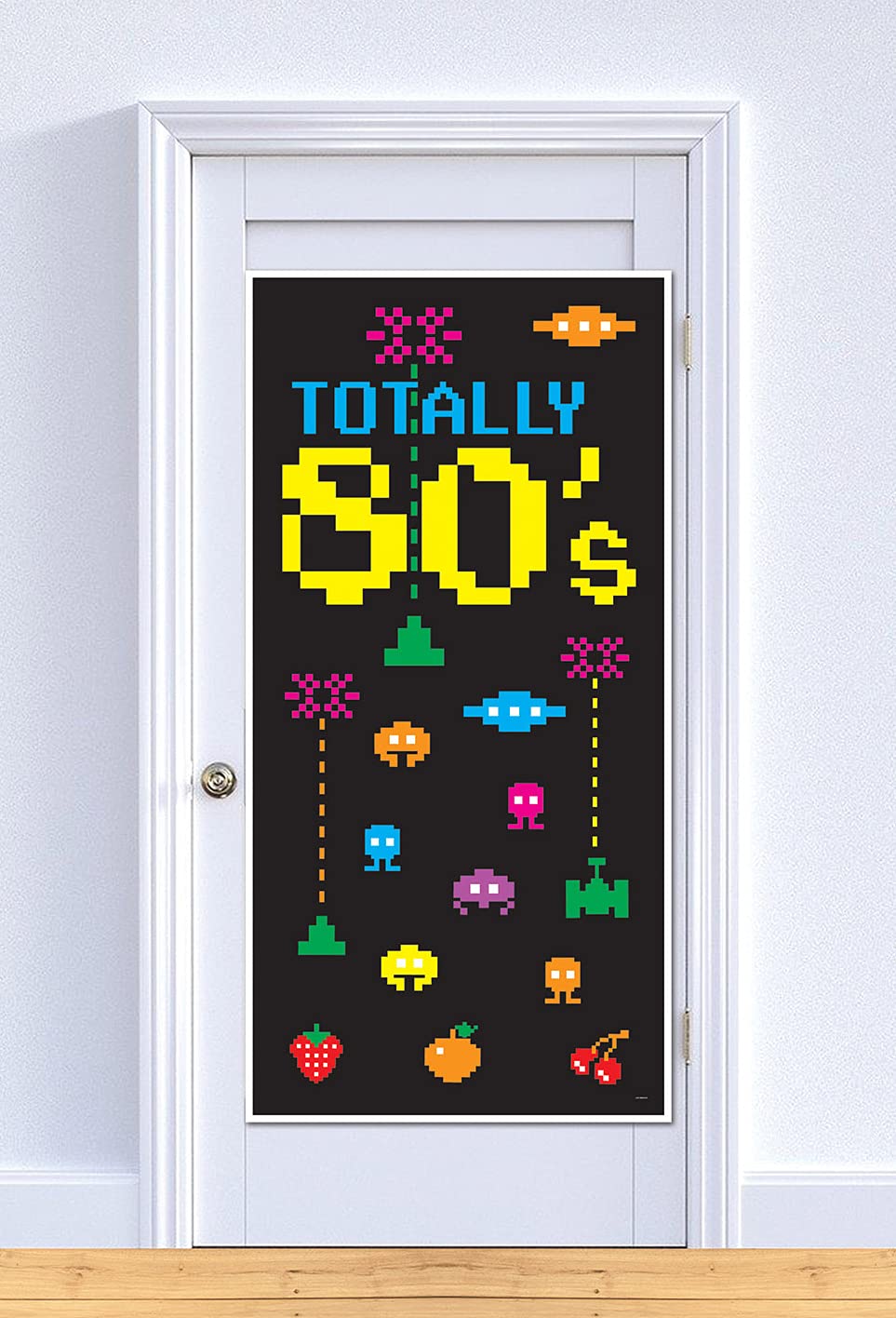 Beistle porta-puerta ideal para crear ambiente de fiesta 80s