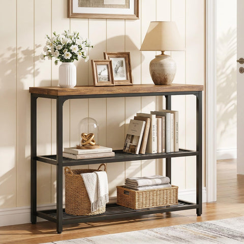 Besiost entrada estrecha con 3 estantes para llaves y decoraciones.