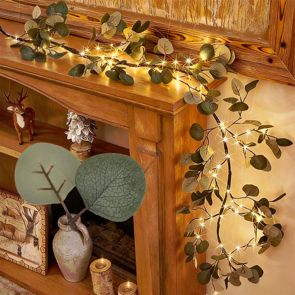 Birchlitland guirnalda-luces-96-diodos-led, iluminación cálida para dormitorio o sala.