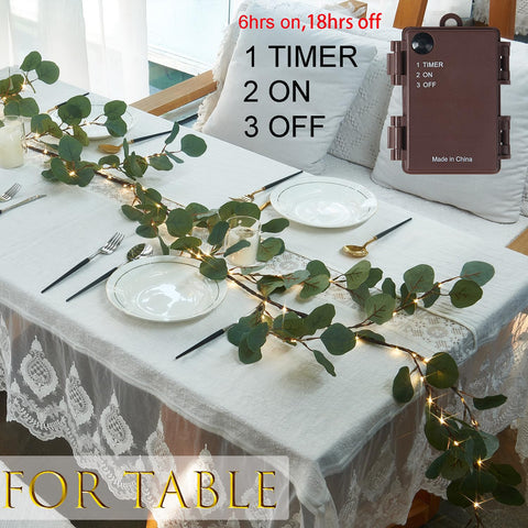 Birchlitland hojas-olivo-artificial, decoración elegante para chimenea y mesas.