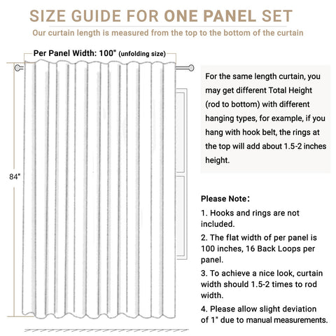 Protección solar y reducción de deslumbramiento con cortinas crema 100% Blackout Shield.