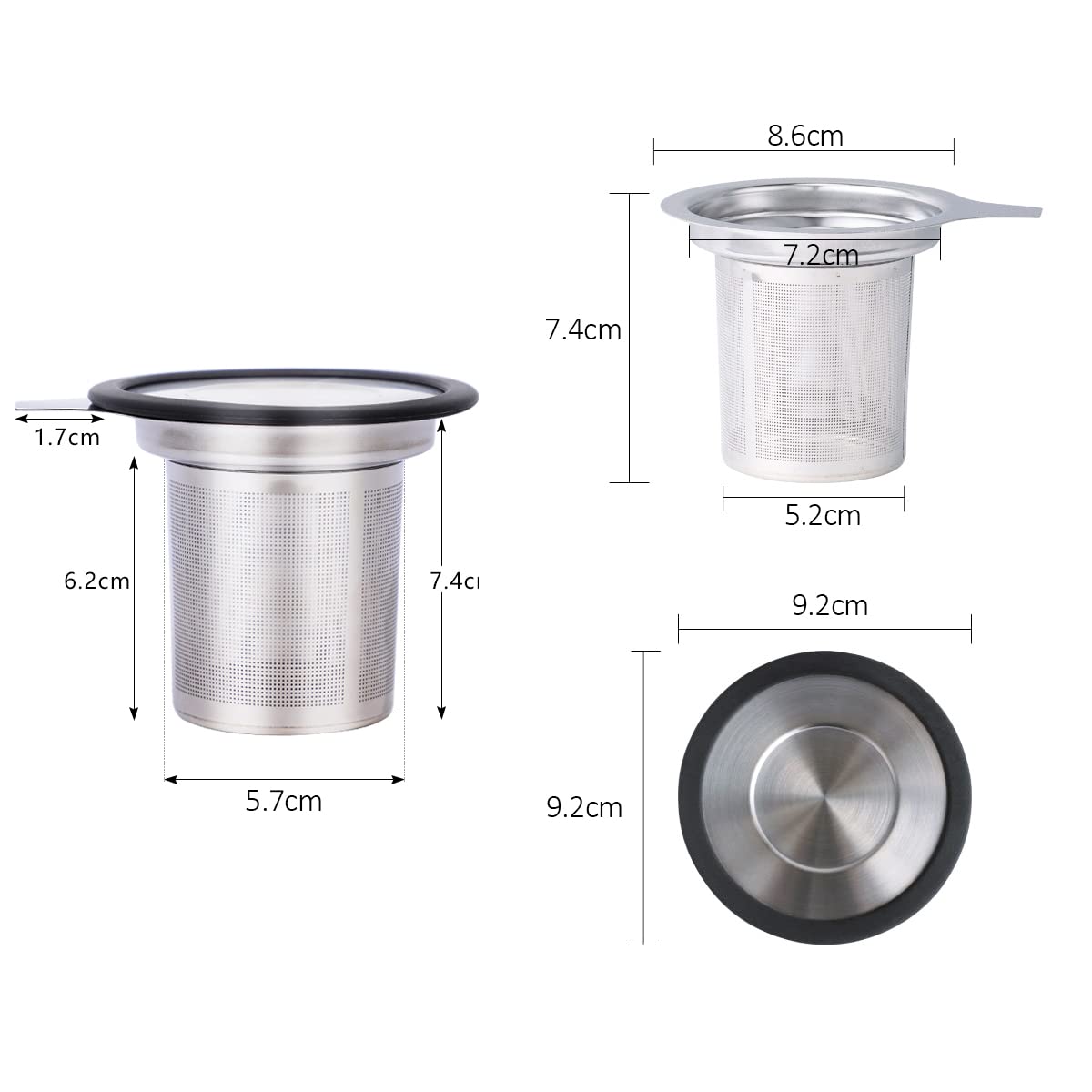 BLIGKO limpieza fácil infusor: enjuague rápido y reutilizable.