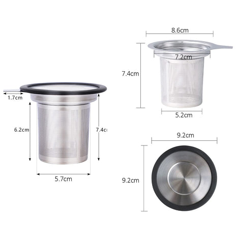 BLIGKO limpieza fácil infusor: enjuague rápido y reutilizable.