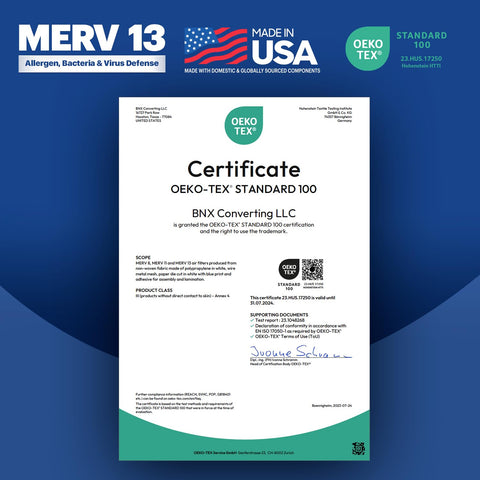 BNX TruFilter con tecnología electrostática para filtración eficiente.