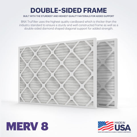 BNX TruFilter diseño MERV 8 para capturar micro-partículas