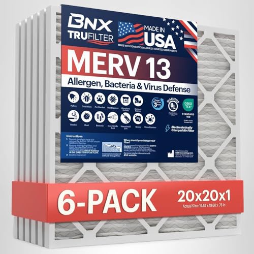 BNX TruFilter para uso doméstico, ideal para purificar el aire del hogar.