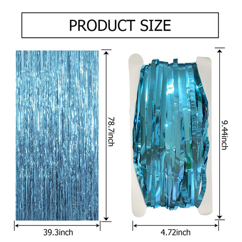 BOMSI escenario azul con foil brillante, perfecto para sesiones y sorpresas