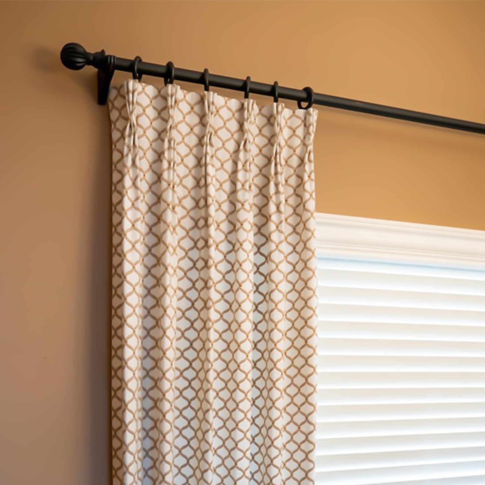 BOOMIBOO diámetro de barra de cortina de 1 pulgada