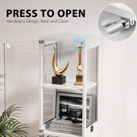 BROTTAR mueble exhibición con vidrio de alta definición ofrece visualización sin distorsión.