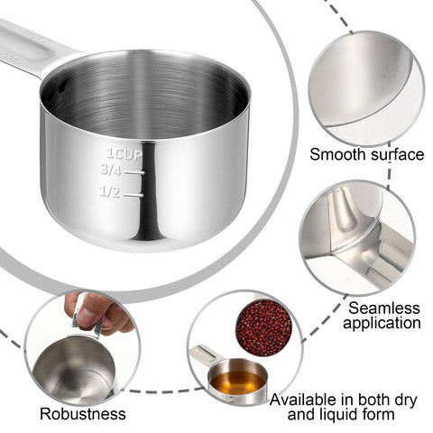 Bruislard taza medidora diseño ergonómico facilita verter sin goteos.
