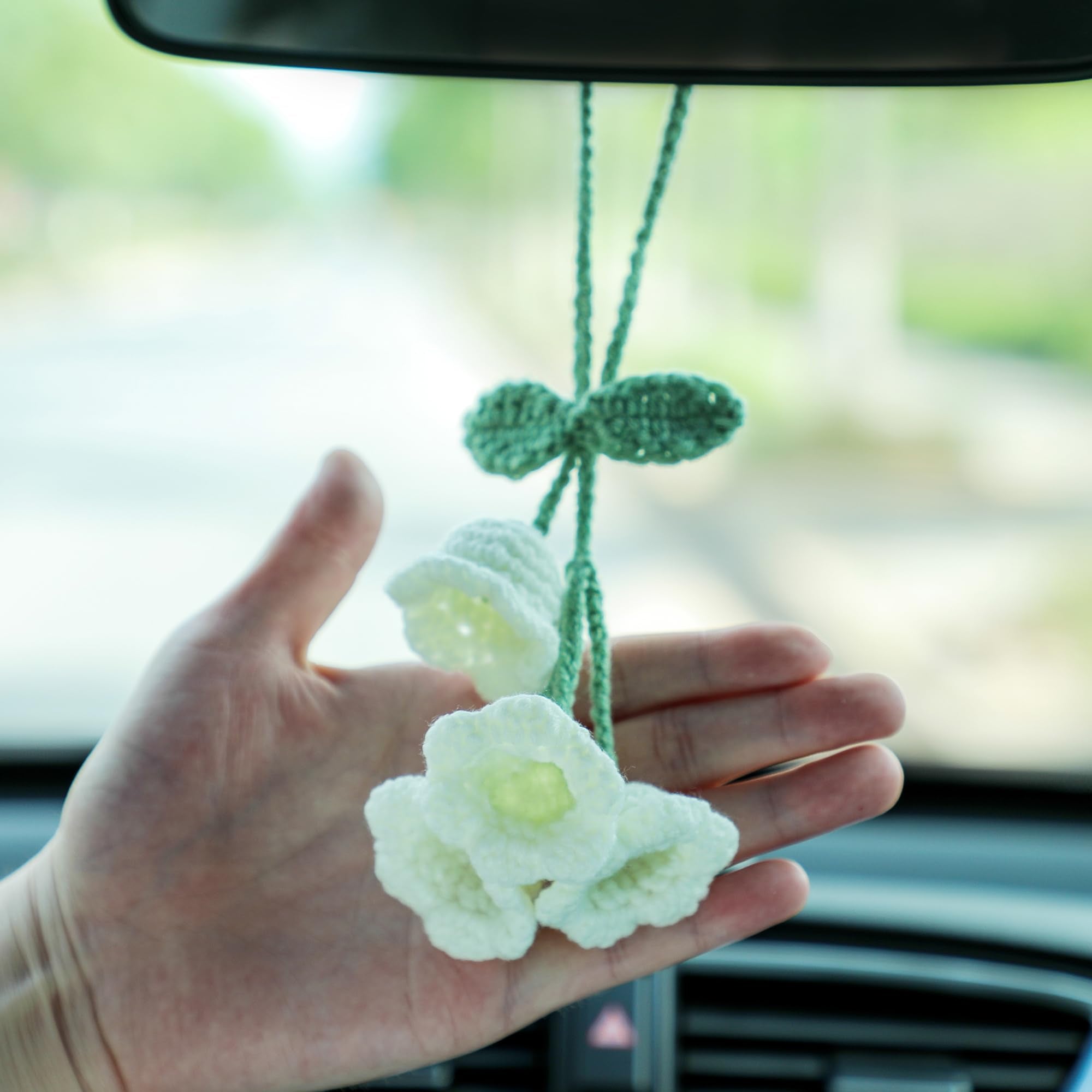 BSMTEBN Interior de Vehículo Colgante Flor: añade color y dulzura al viaje