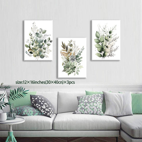 Bwodke diseño floral verde para cocina o baño