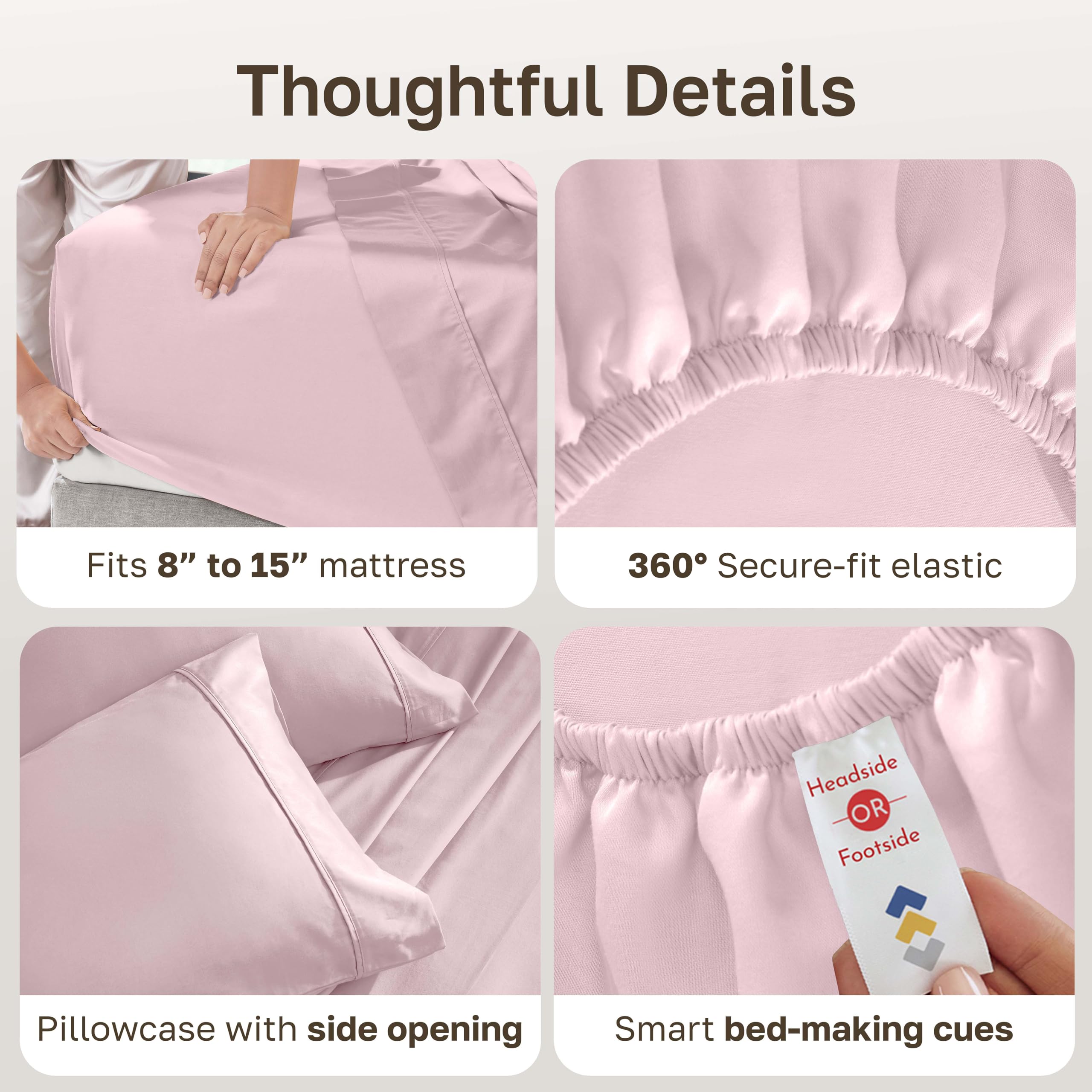 Funda de almohada Twin de California Design Den para juego completo de cama.