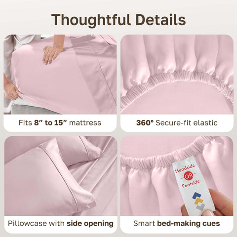 Funda de almohada Twin de California Design Den para juego completo de cama.