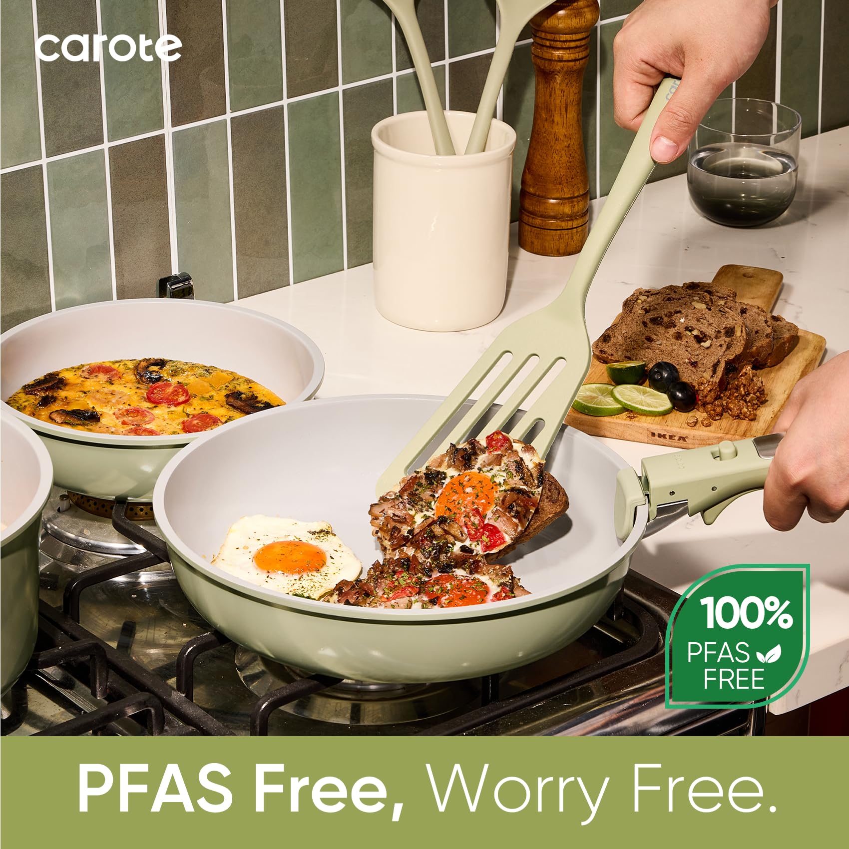 CAROTE accesorios de cocina incluidos para completar tus preparaciones.