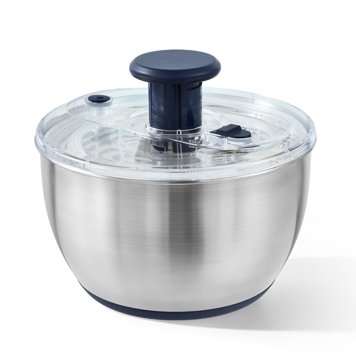 CAROTE centrífuga para ensaladas en acero inoxidable, gran capacidad para familia.