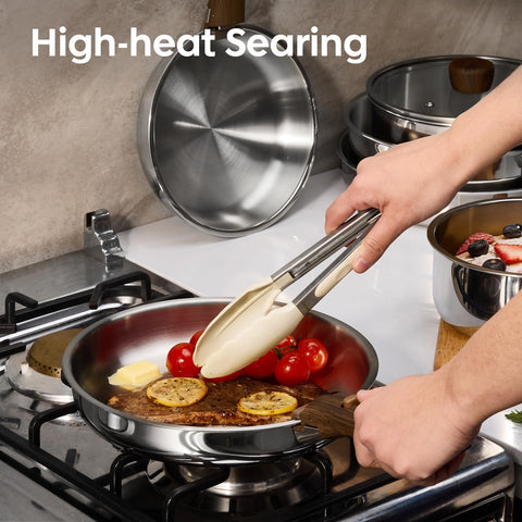 Diseño práctico de CAROTE ofrece comodidad y control al cocinar.