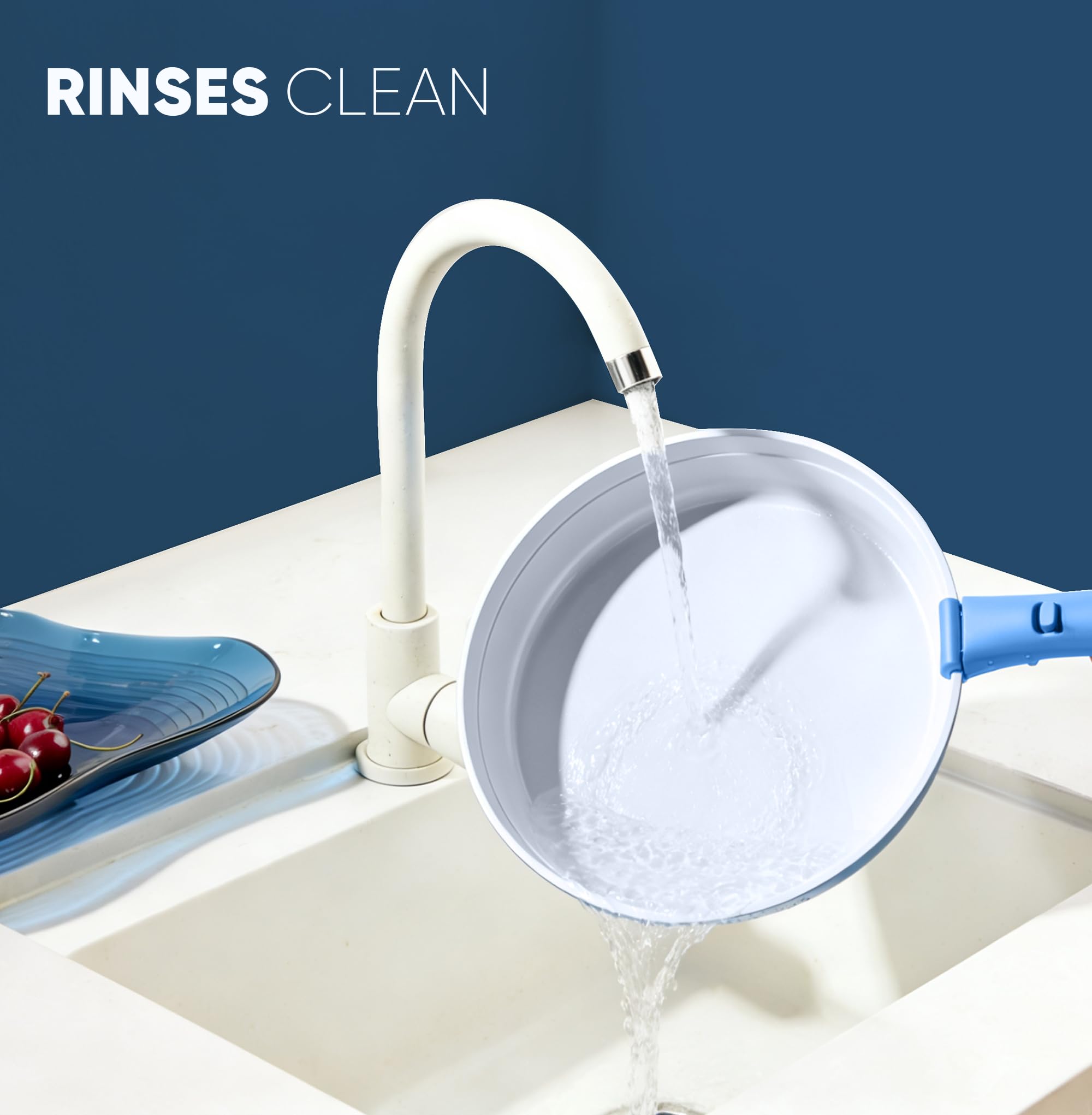 CAROTE Malta Blue cazo de 2 qt desmontable apto para horno