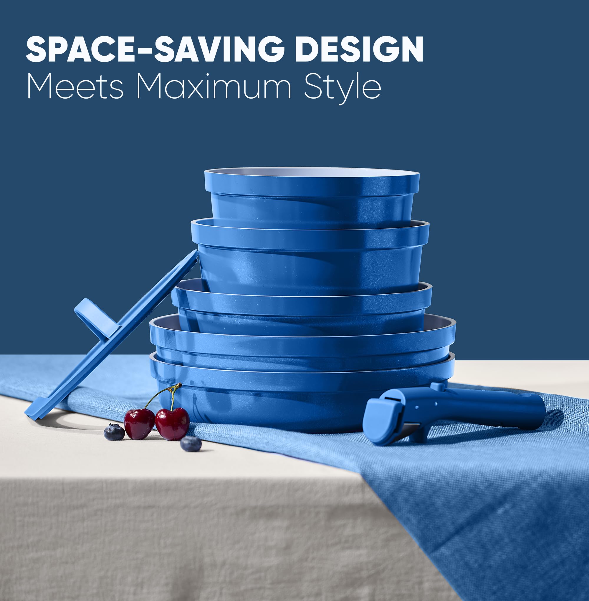 CAROTE Malta Blue tapas de silicona para sellar cocción