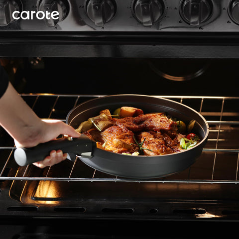 Olla Carote de 2 cuartos con agarre cómodo y antiadherente para guisos.